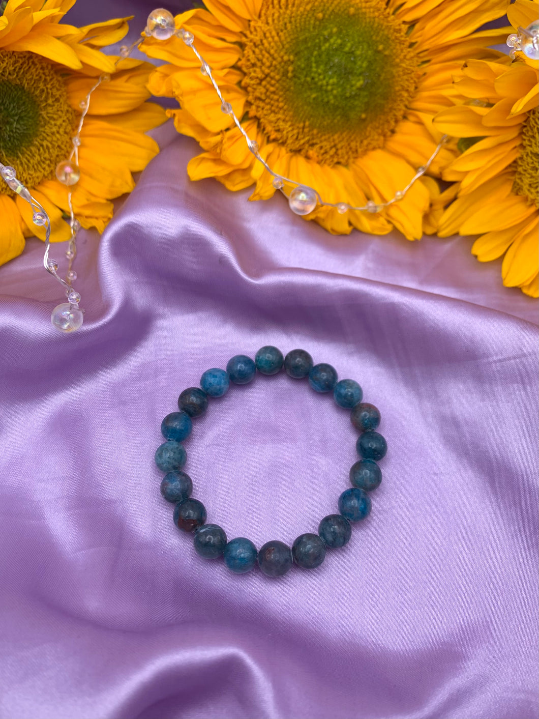 Blue Apatite bracelet