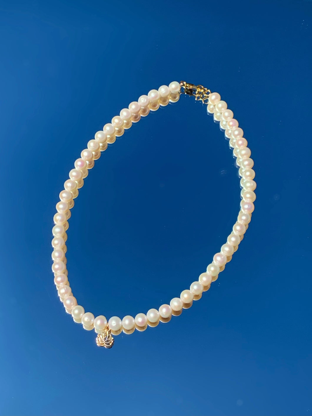 Lotus Pearl Necklace