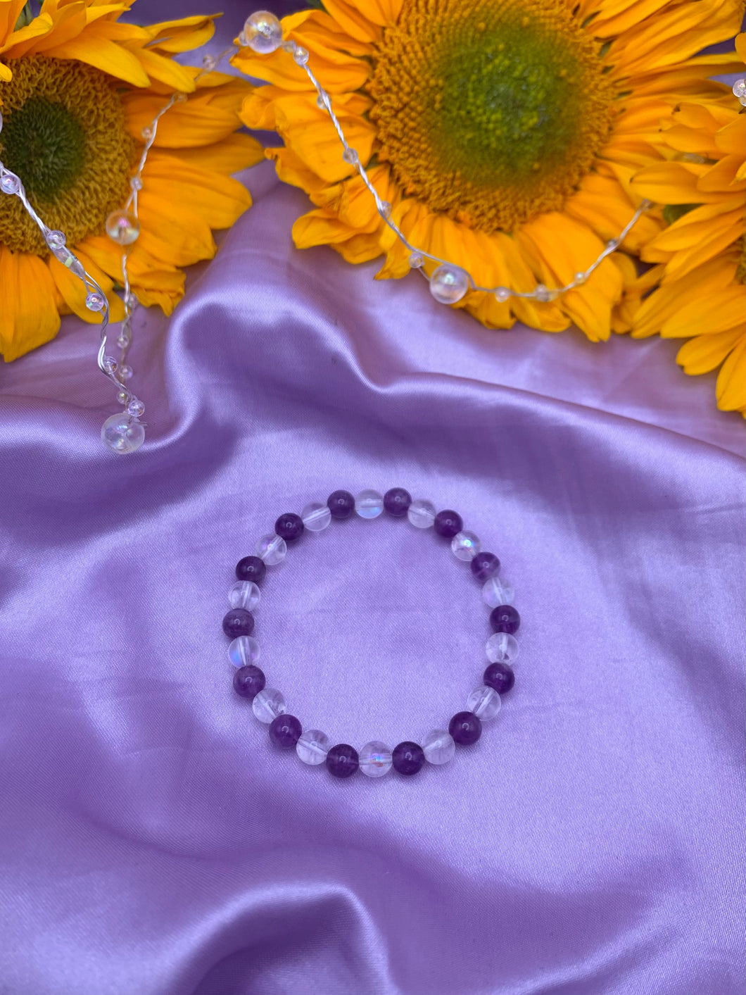 Angel Aura Quartz & Amethyst bracelet